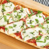 Brooklyn · Square Pie With Our Special Chunky Tomato Sauce Topped with Fresh Basil, Parmesan Cheese, Ol...
