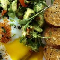 Avocado Toast · Confit Egg Yolk | Fresno | Lime | Cilantro (v,df,*)