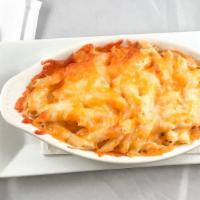 Baked Mexican Mac N Cheese · Spicy cheese dip and cheddar jack cheese.