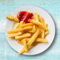 French Fries · Enjoy our delicious and crispy French fries seasoned to perfection with sea salt.