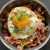 Omg Loaded Potatoes · Somewhat Loaded Pots + A Brown Butter Fried Egg