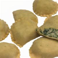 Agnolotti/Cheese & Spinach - Handmade (Ready To Cook) · Ready to Cook! 9, 12 or 18 Pieces per order - A folded over ravioli plumply overstuffed with...