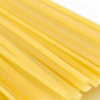 Linguini Pasta-Dry (Ready To Cook) · 1 Pound of Dry Linguini Pasta ready to cook.
