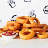 Onion Rings · Thick onion rings battered & fried to perfection