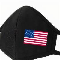 Fabric Mask America Flag · 