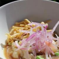 Ceviche Chifa · Chinese influenced ceviche.