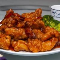 General Gau'S Chicken · Hot and spicy.