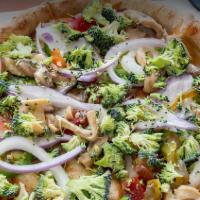 House Special Pizza · Grilled chicken, onions, green peppers, and broccoli.