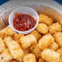 Tartar Tots · Served with ranch. Available with crab or Cajun seasoning.