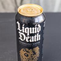 Liquid Death Sparkling Water, 16.9 Oz. · 100% Sparkling Mountain Water
Water Made By Nature, Not In a Lab
Very Drinkable Carbonation ...