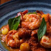 Spaghetti Gamberetti  · Jumbo shrimp, spicy arrabbiata sauce, fresh basil.