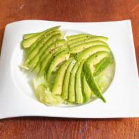 Avocado Salad · Sliced avocado, mixed green with special ginger sauce.