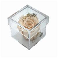 Champaign Petite Acrylic  · *This a 100% real preserved rose flower (Lasts up to a year).

*Luxury Acrylic case

*This p...