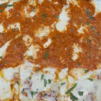 Original Grandma'S Pizza (16” Sicilian) · Thin Square Pizza with Fresh Plum Tomato Sauce, Mozzarella & Garlic