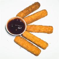 Mozzarella Sticks · With a side of marinara sauce.