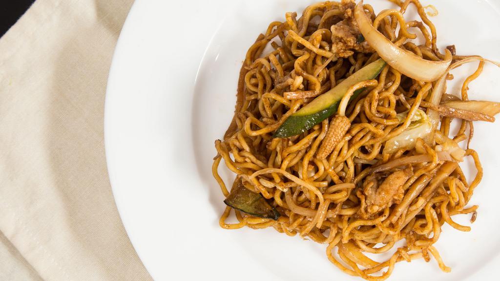 Yakisoba · Choice of chicken, beef, or shrimp.