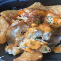 Seafood Fries · Shrimp, crab,  cheese and special sauce