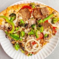 Special Pizza · Pizza sauce, mozzarella, pepperoni, sausage, hamburger, mushroom, pepper, onion & broccoli.