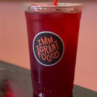 Agua De Jamaica · The traditional Latin American drink is a Hibiscus flower-infused water, refreshing and calm...