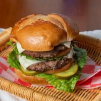 Penrose Burger  · Build Your Own Burger. Made with Double  Angus Beef Patties And Cheese