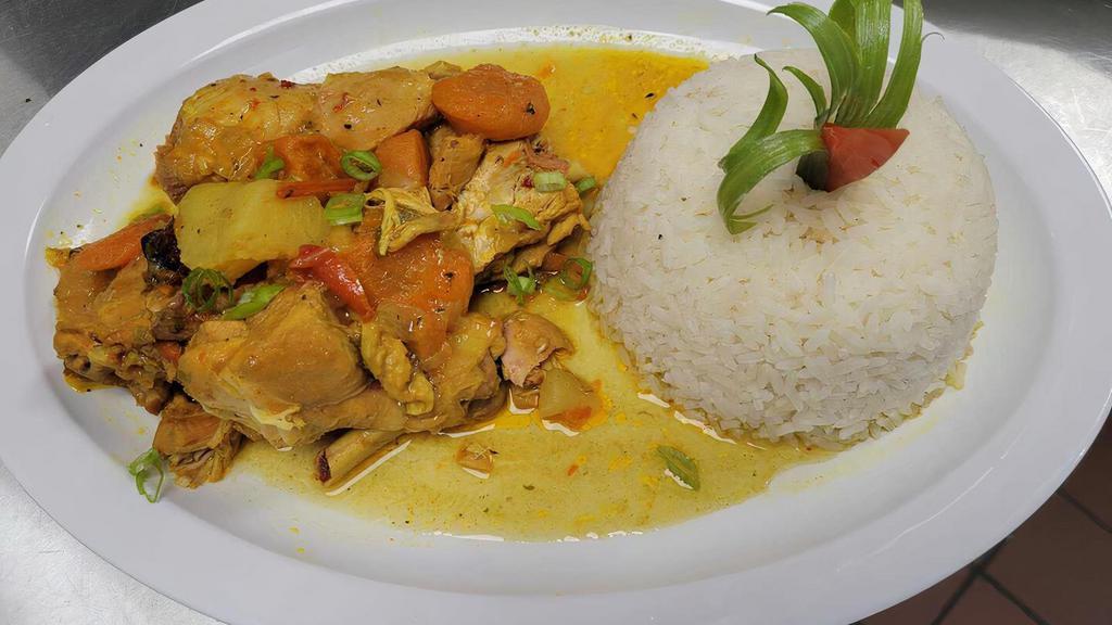 Curry Chicken · Island favorite, chicken cooked in curry sauce
