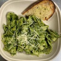 Pistachio Pesto · Pistachio, Spinach and Basil pesto (Vegetarian)(ask for Vegan)