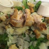 Caesar Salad With Chicken · Add any dressing choice