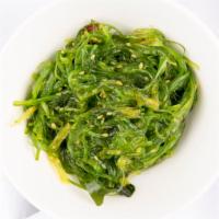 Seaweed Salad · Cucumber, sesame seeds, mixed seaweed.