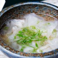 Miso Soup · Silky tofu, dashi broth, nori.