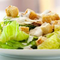 Café Chicken Caesar Salad (6.75 Oz) · Romaine Lettuce, Chicken Breast, Parmesan Cheese, Multigrain Croutons w/ Caesar Dressing on ...