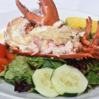 Fresh Lobster Salad · baby greens, egg, tomato, cucumber, olive, citrus vinaigrette