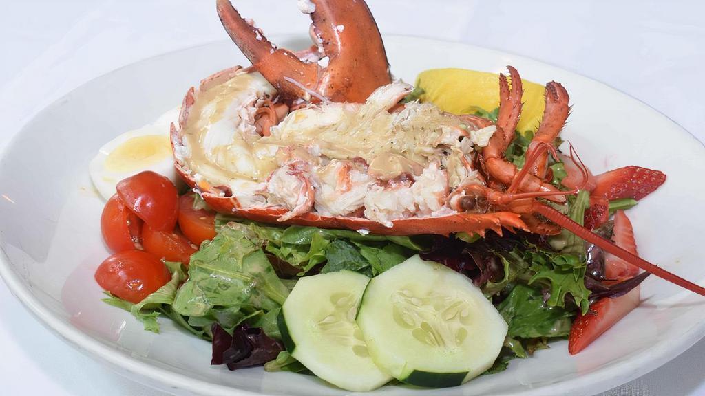Fresh Lobster Salad · baby greens, egg, tomato, cucumber, olive, citrus vinaigrette