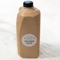Large Batch Iced Latte · get your fix with our batch lattes! A half gallon of our Flour iced lattes-- just add ice