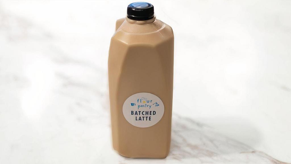 Large Batch Iced Latte · get your fix with our batch lattes! A half gallon of our Flour iced lattes-- just add ice