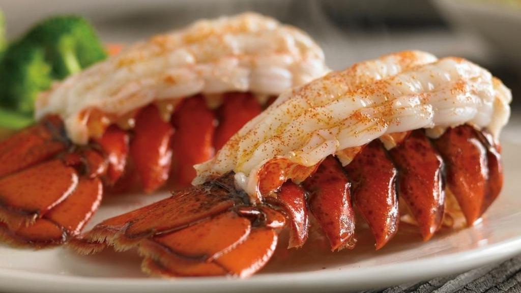 Steamed Lobster Tails  · Two cold water tails perfectly steamed for maximum tenderness. Served with two freshly made sides.