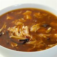 Hot And Sour Soup · Hot and spicy.