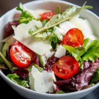 Mixed Baby Greens · mixed greens, olives, red onions, cucumber, cherry tomato, balsamic vinaigrette