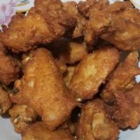 Wing Ding Dinner · Chicken Wings, Plain or tossed in a sauce of your choice, served with Coleslaw and your choi...