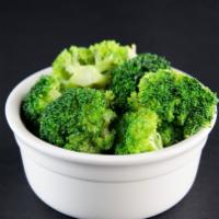 Broccoli  · Freshly steamed