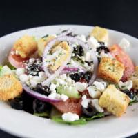 Greek Salad (Single) · All salad dressings are served on the side.