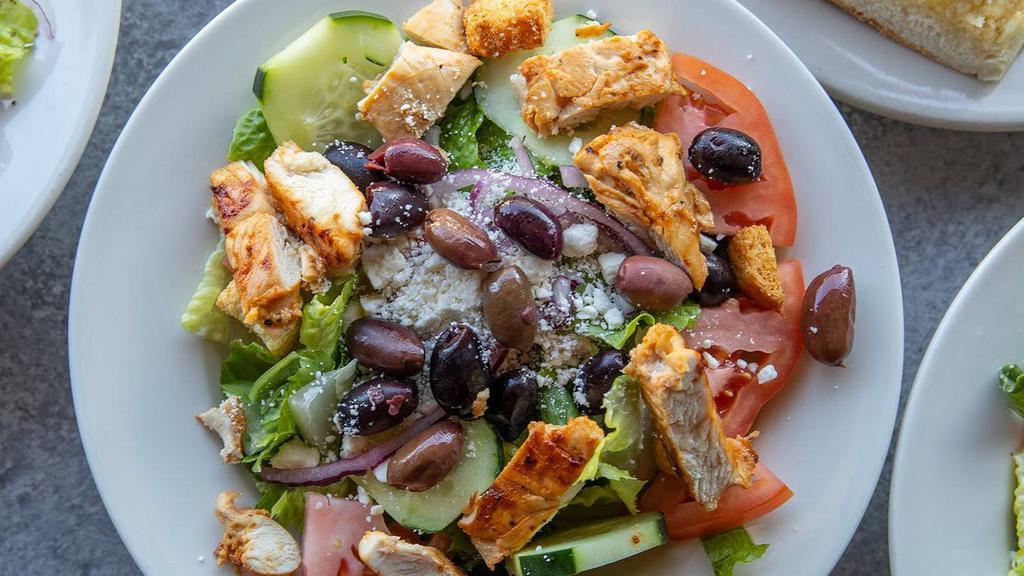 Chicken Greek Salad (Single) · Serves single person.