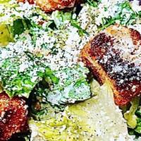 Caesar Salad · Romaine lettuce, parmesan crouton, black pepper, anchovy, tossed in our homemade Caesar dres...
