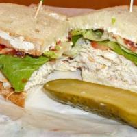 Turkey Delight · Turkey breast, swiss cheese, cranberry sauce, cream cheese, lettuce and tomato.