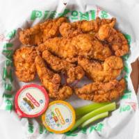 Boneless Buffalo Tenders · Hand-breaded fresh chicken with your choice of mild, hot, sweet 'n spicy or sriracha. Served...