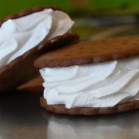 Ice Cream Sandwich · Chocolate cookie with vanilla ice cream