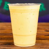 Mango-Pineapple Smoothie · Mango, Pineapple, Banana and coconut milk