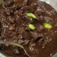 Dinuguan · An exotic, traditional seasoned pork blood stew with pork innards.