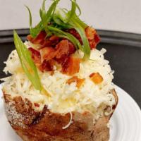 Fully Loaded Baked Potato · Cheddar, Sour Cream, Bacon, Scallions