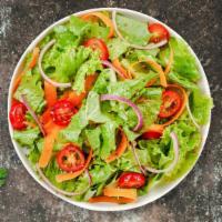 Yard Salad · Mixed greens, tomato, onion, cucumber, olives, and avocado tossed with your choice of dressi...