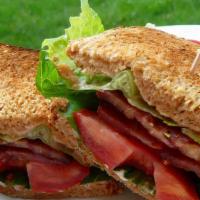 Blt Sandwich · Bacon, lettuce, tomato, mayo on your choice of bread. Comes with chips. Bread Choice; white,...